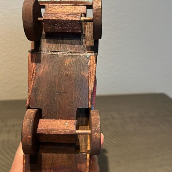 Vintage Hand-Made Wooden Philippine Jeepner - Picture 6 of 6